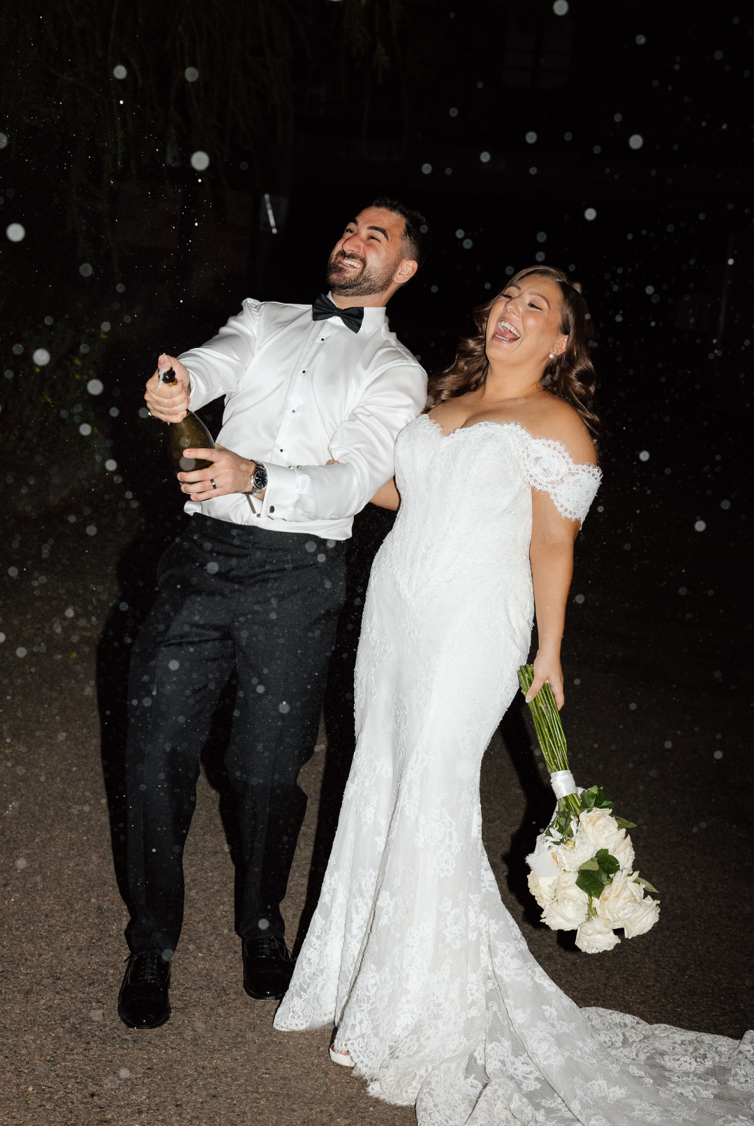 Jarred and Layla in the Grainne Gown