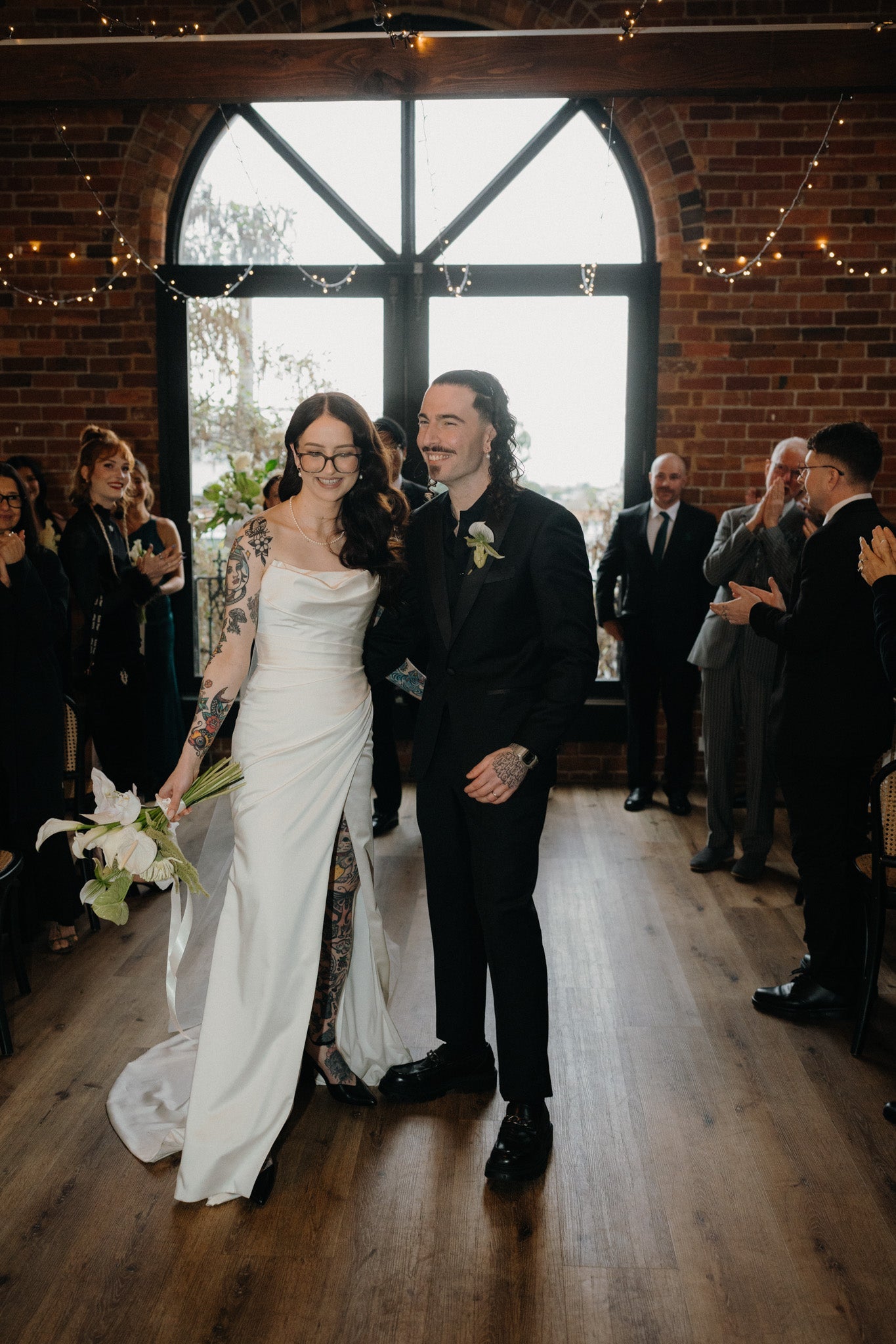Chris and Anita in the Ethel Gown
