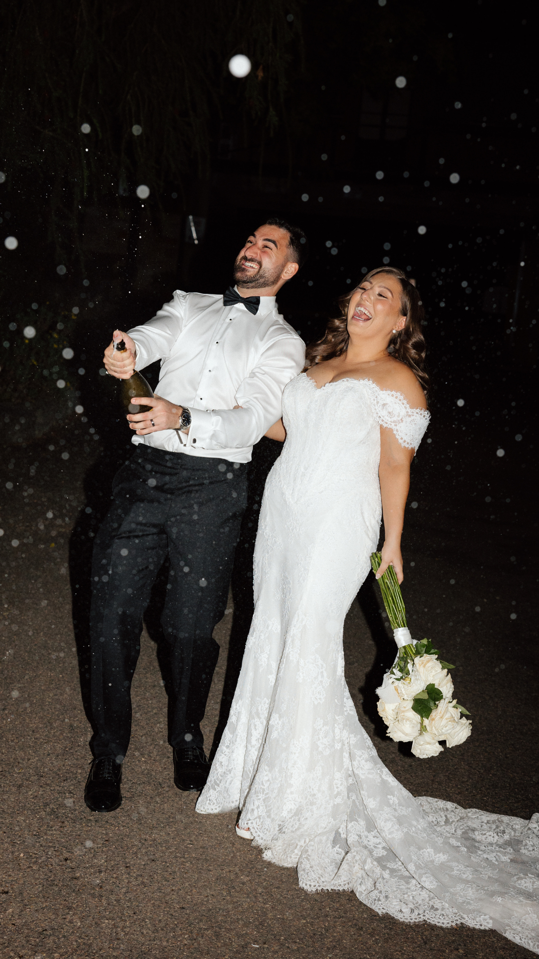 Jarred and Layla in the Grainne Gown
