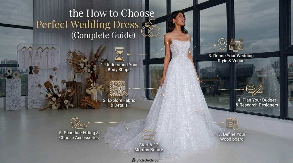 How to Choose the Perfect Wedding Dress (Complete Guide)
