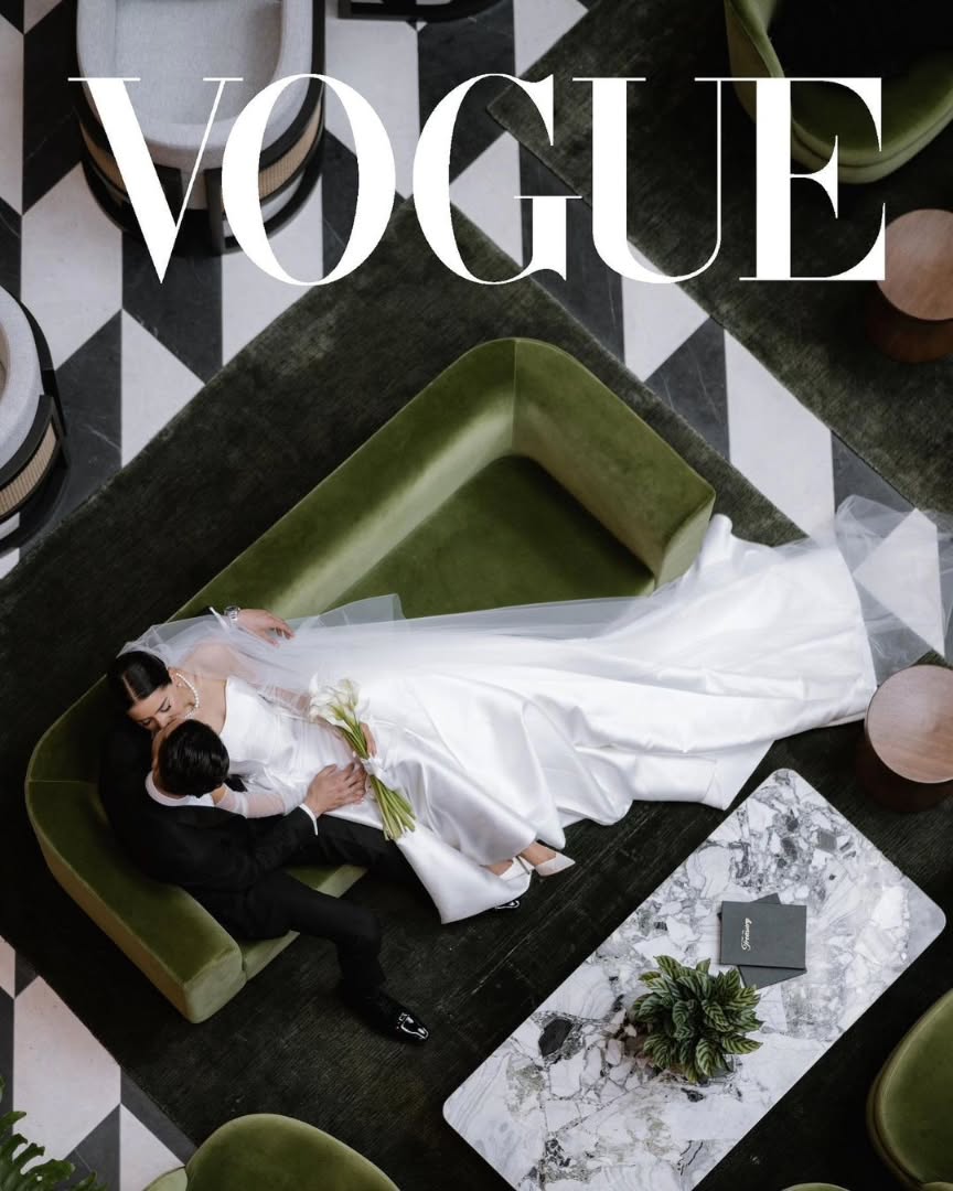 Hassan and Nadine in the Custom Hailey Gown