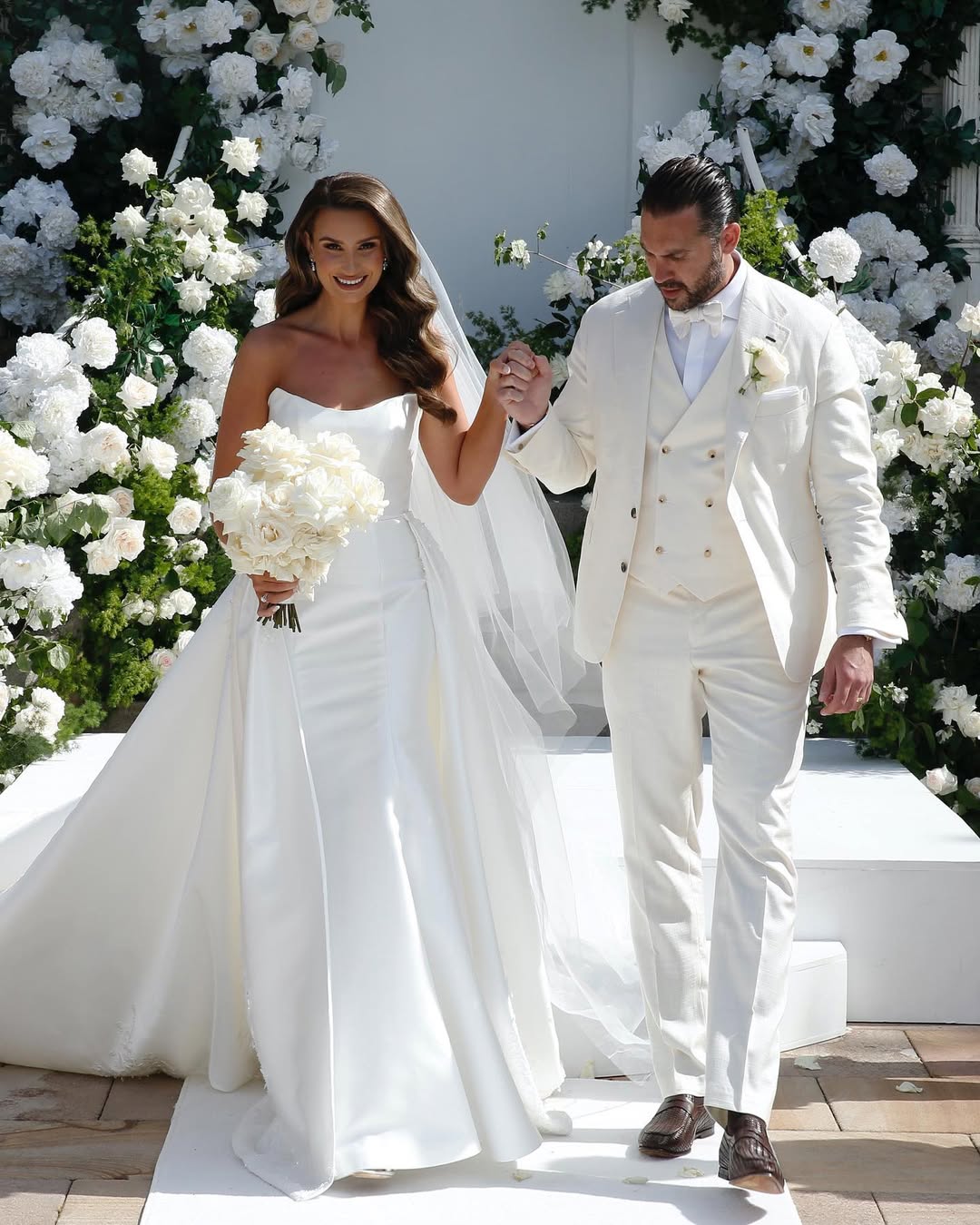 Byron and Cherrie in the Hailey Gown